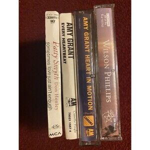 cassette tapes lot (4) Patti Smyth Amy Grant Wilson Phillips